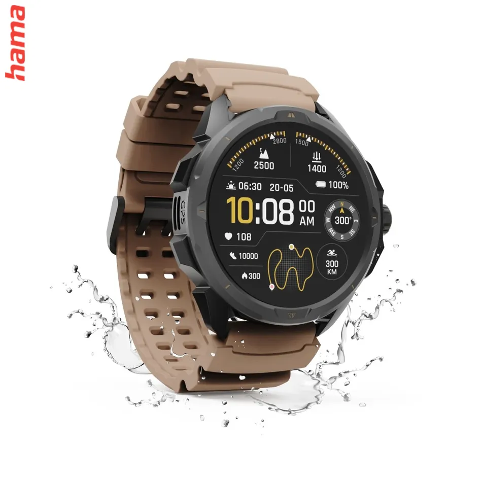 Smart hodinky 9090, outdoorové, GPS, offline mapy, 47 mm, 5 ATM