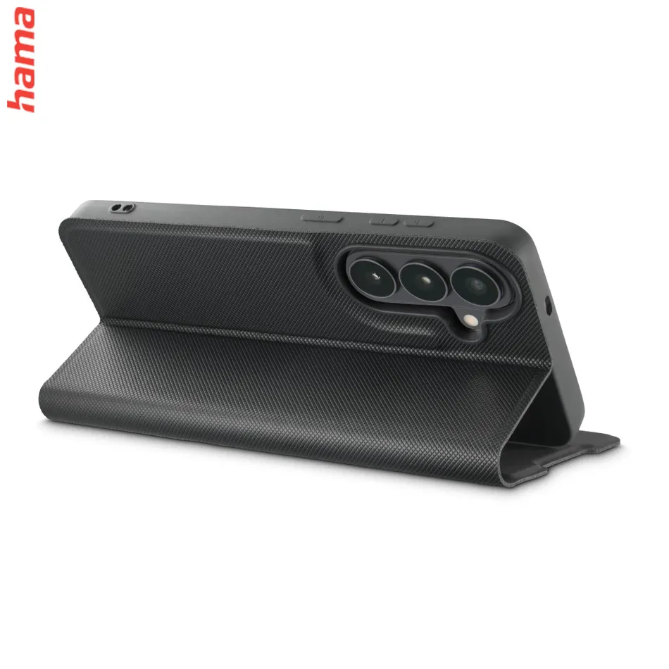Hama knižkové puzdro na mobil Samsung Galaxy S26+ Daily Protect, čierne