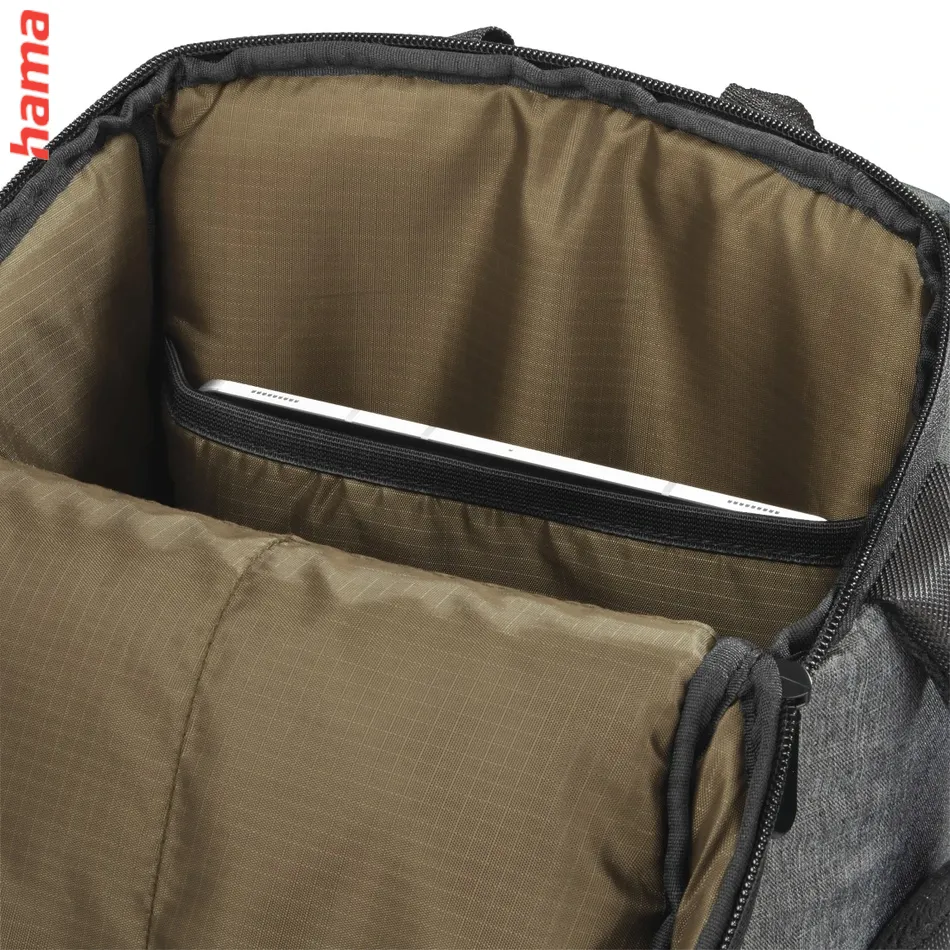 Hama šedý fotobatoh Terra 140 na fotoaparát a tablet, 13 l