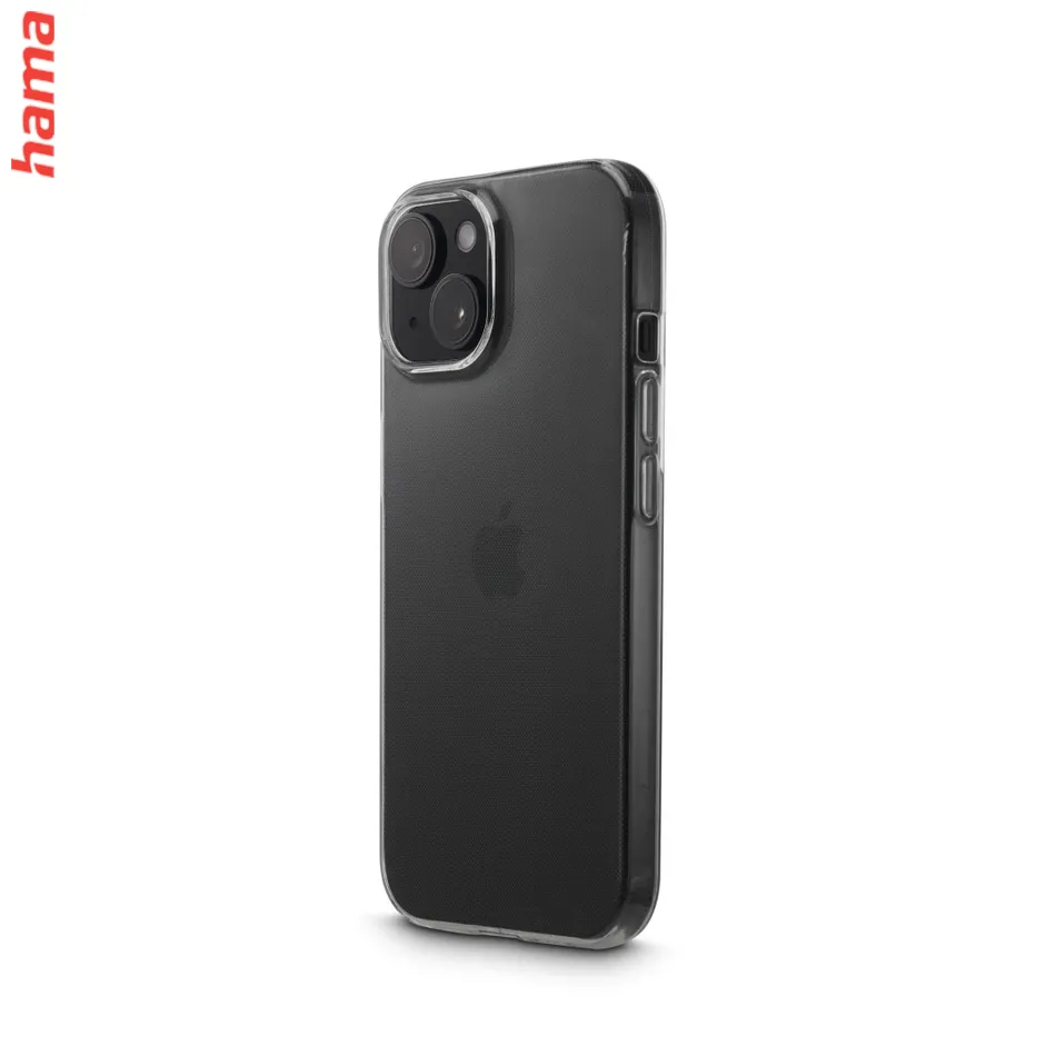 Hama priehľadný kryt na iPhone 15, Always Clear, vyrobený v Nemecku