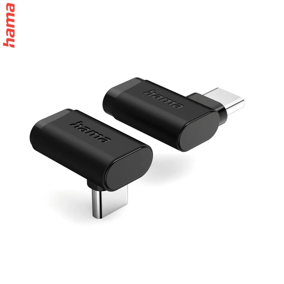 Hama redukcia USB C 3.2 kolmá, 10 Gb/s, 240 W, 2 ks, čierna