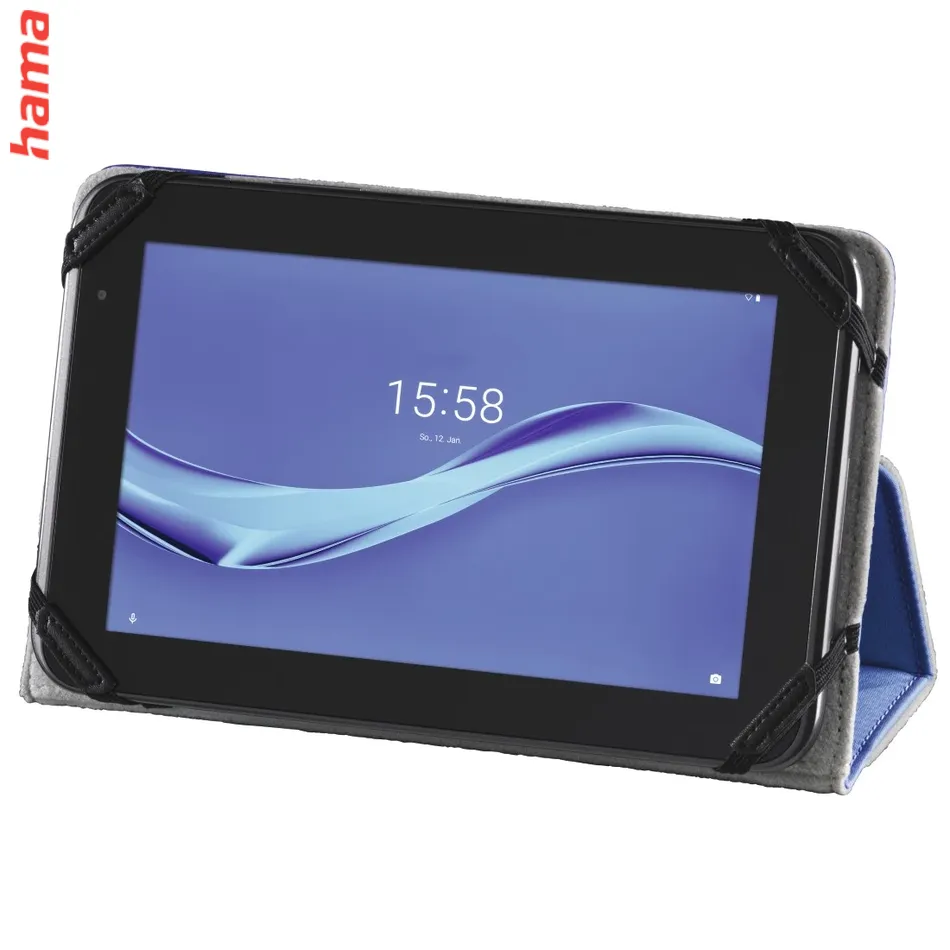Hama obal na tablet Strap, pre tablety 24 - 28 cm (9,5 - 11 palcov), modrý