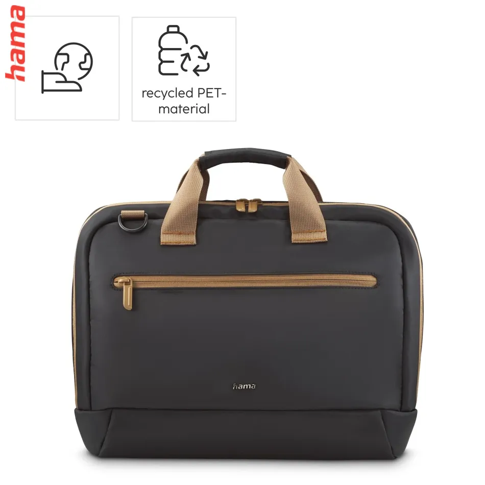 Hama taška na notebook 14 Ultra ľahká, do 14,1 palca (36 cm), béžová/čierna
