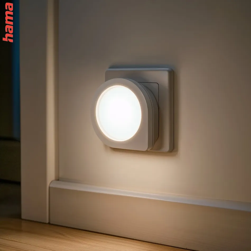 Hama nočné svetlo do zásuvky Basic, LED, twilight senzor, 4 farby svetla 16 ks