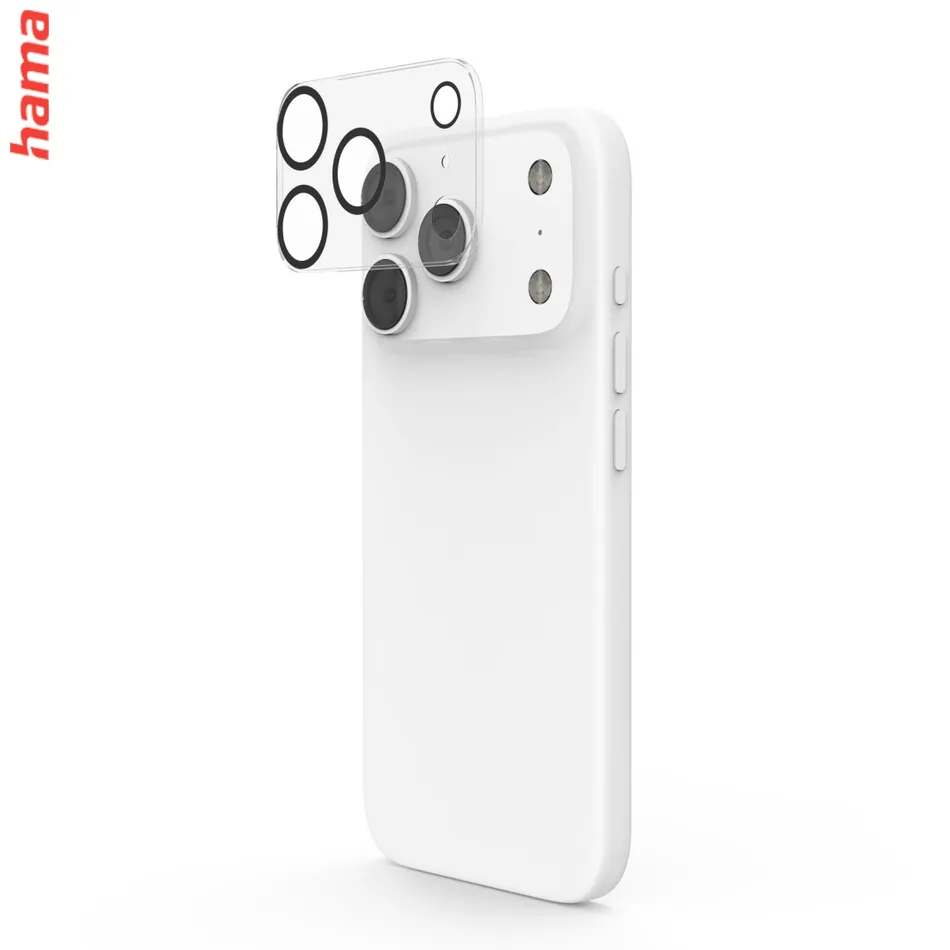 Hama ochrana kamery iPhone 17 Pro Cam Protect, tvrdené sklo