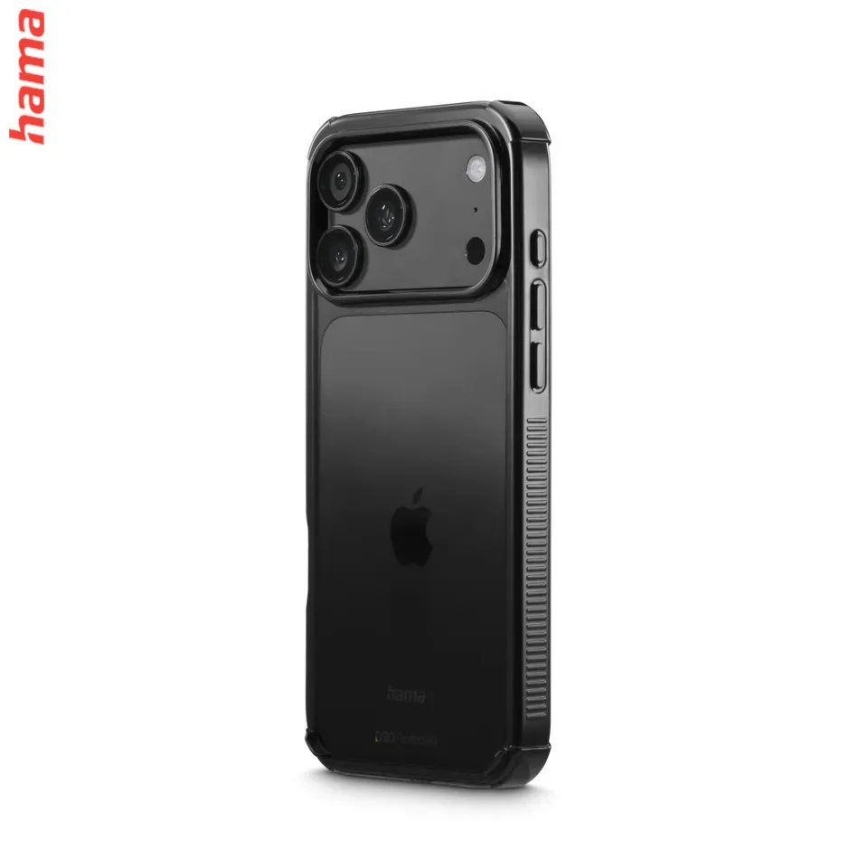 Hama Kryt na iPhone 17 Pro Max/18 Pro Max Extreme Protect D3O, čierny