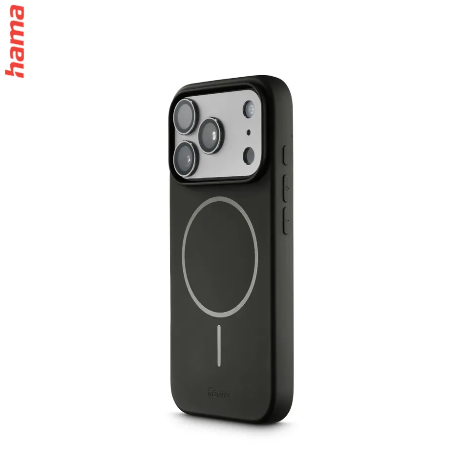 Hama Kryt na iPhone 17 Pro Max/18 Pro Max Fantastic Feel, magnetický čierny