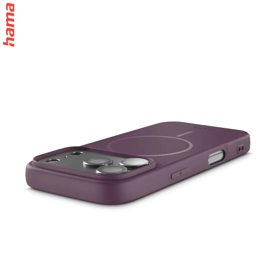 Hama Kryt na iPhone 17 Pro Max/18 Pro Max Fantastic Feel, tmavočervený