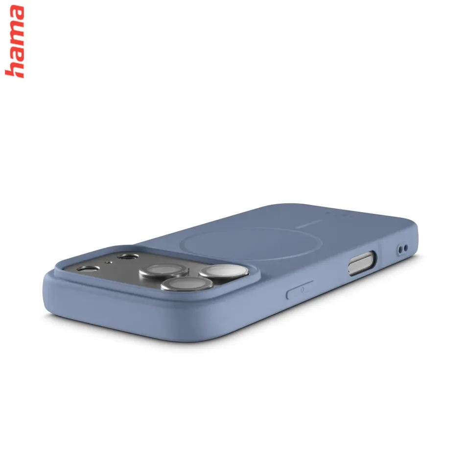 Hama Kryt na iPhone 17 Pro Max/18 Pro Max Fantastic Feel, magnetický modrý
