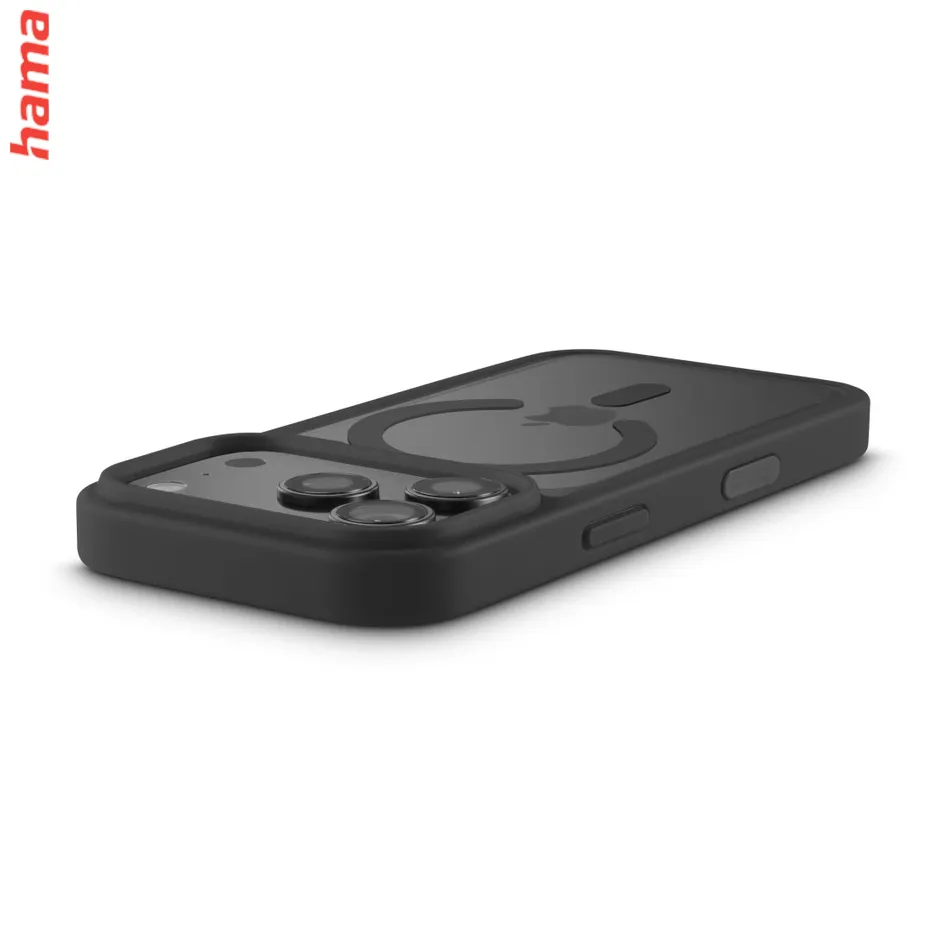 Hama Kryt na iPhone 17 Pro Max/18 Pro Max Frame Protect, magnetický čierny rám