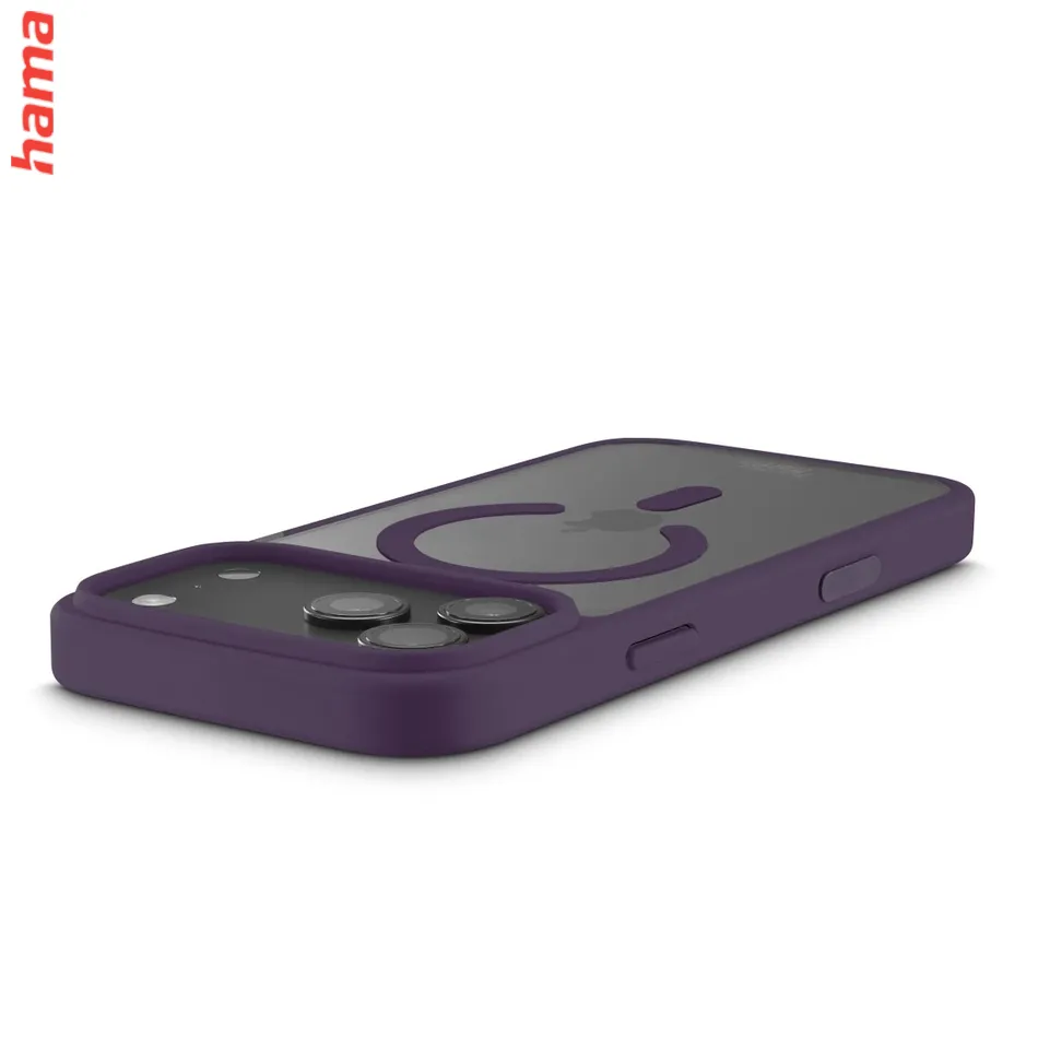 Hama Kryt na iPhone 17 Pro Max/18 Pro Max Frame Protect, tmavočervený rám