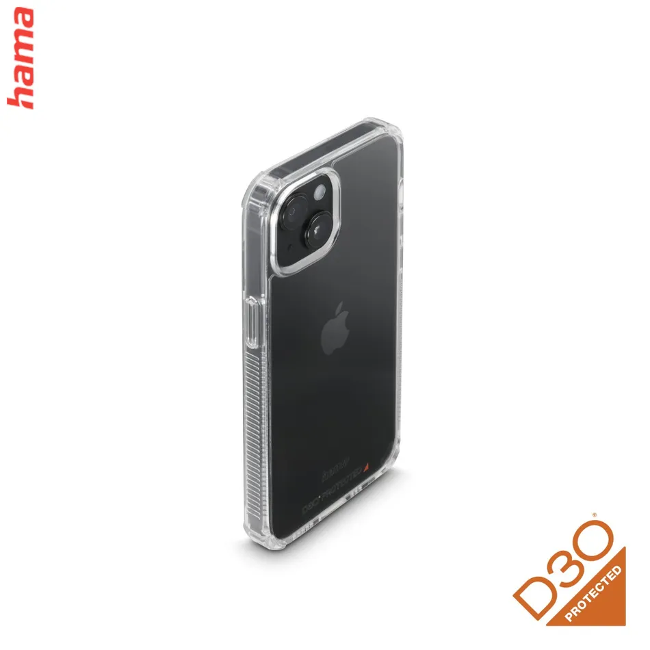 Hama Extreme Protect, priehľadný kryt s D3O® pre iPhone 15 Plus  
