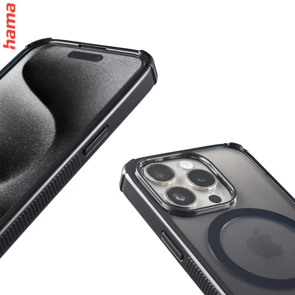 Hama Extreme Protect, kryt pre Apple iPhone 15 Pro, magnetický, D3O®, čierny