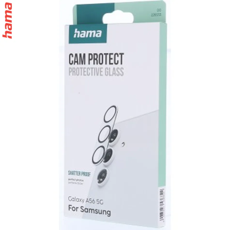 Hama Cam Protect, ochranné sklo fotoaparátu pre Samsung Galaxy A56 5G, priehľadné