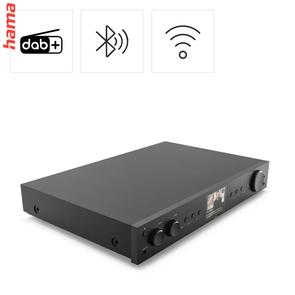 Hama digitálne a internetové rádio DIT2105SBTX, Hi-Fi tuner, DAB+/FM/BT RX-TX, App ovládanie