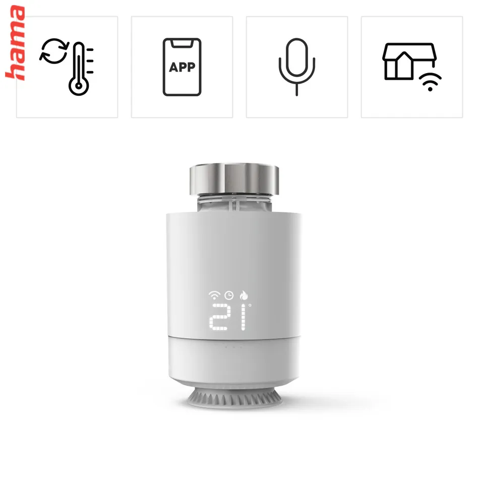 Hama SMART termostatická hlavica pre reguláciu vykurovania, doplnok do systému