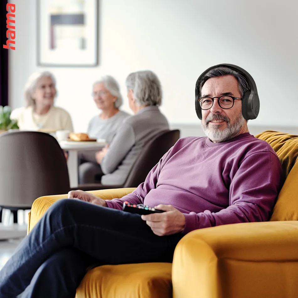 Hama bezdrôtové TV slúchadlá, USB 2,4 GHz vysielač, Bluetooth