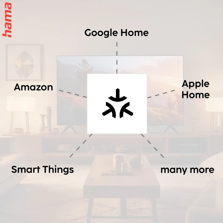 Hama SMART Home Matter Hub, Zigbee, Thread, centrála pre pripojenie zariadení