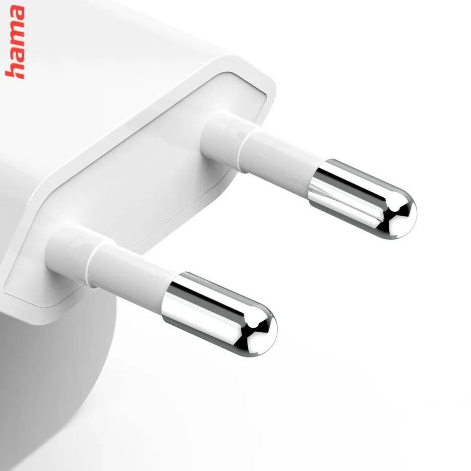 Hama rýchla USB nabíjačka GaN, 2x USB-C PD/QC 40 W, skladacia