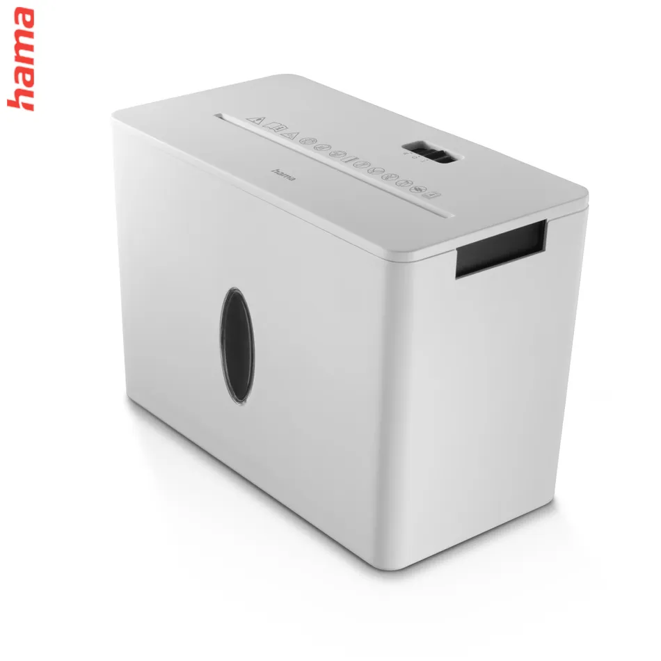 Hama Safe X40B, skartovačka, krížový rez, 4 lisy, bezpečnostná úroveň P4 T4 E3, biela