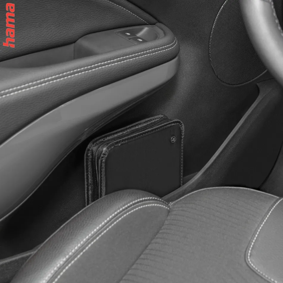 Hama Wallet 20, puzdro na 20 CD/DVD/Blu-ray diskov, polyester, čierne