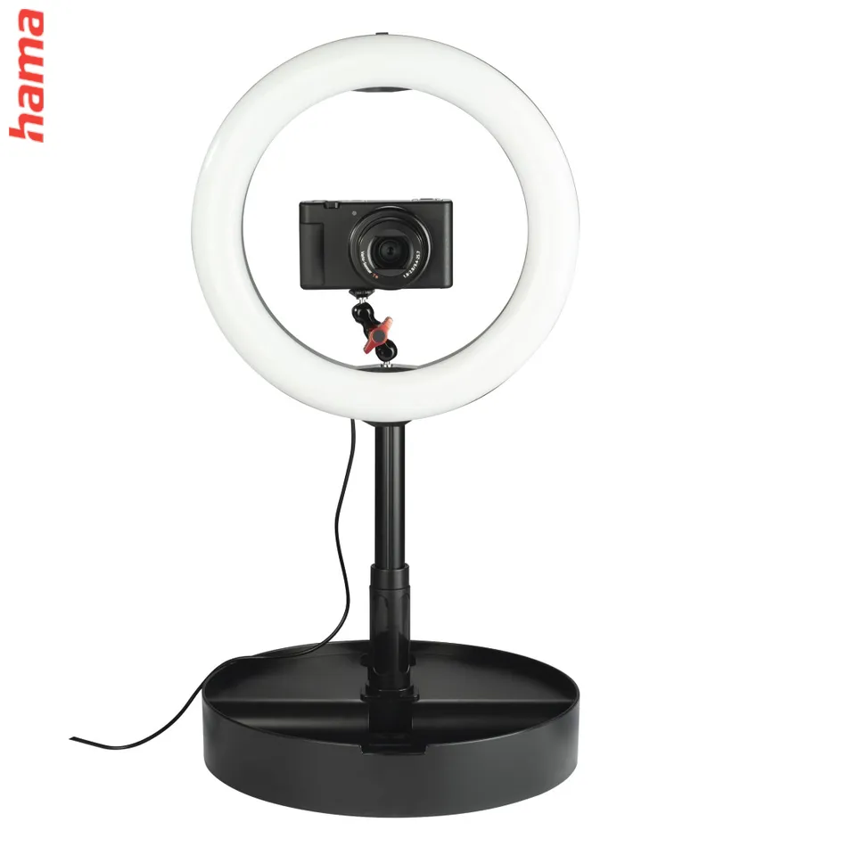 Hama Twin Ball 72, rameno s 2 guľovými kĺbmi pre kruhové LED svetlá, 2x 1,4