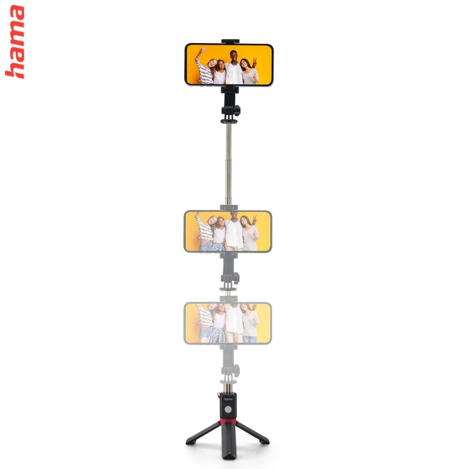 Hama Fancy Stand 70 II, selfie tyčka a statív pre telefón, Bluetooth diaľková spúšť