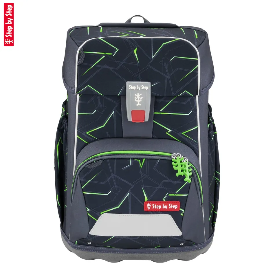 Školská aktovka-taška Step by Step GIANT, Ninja Kimo - 5-dielny set, AGR certifikát