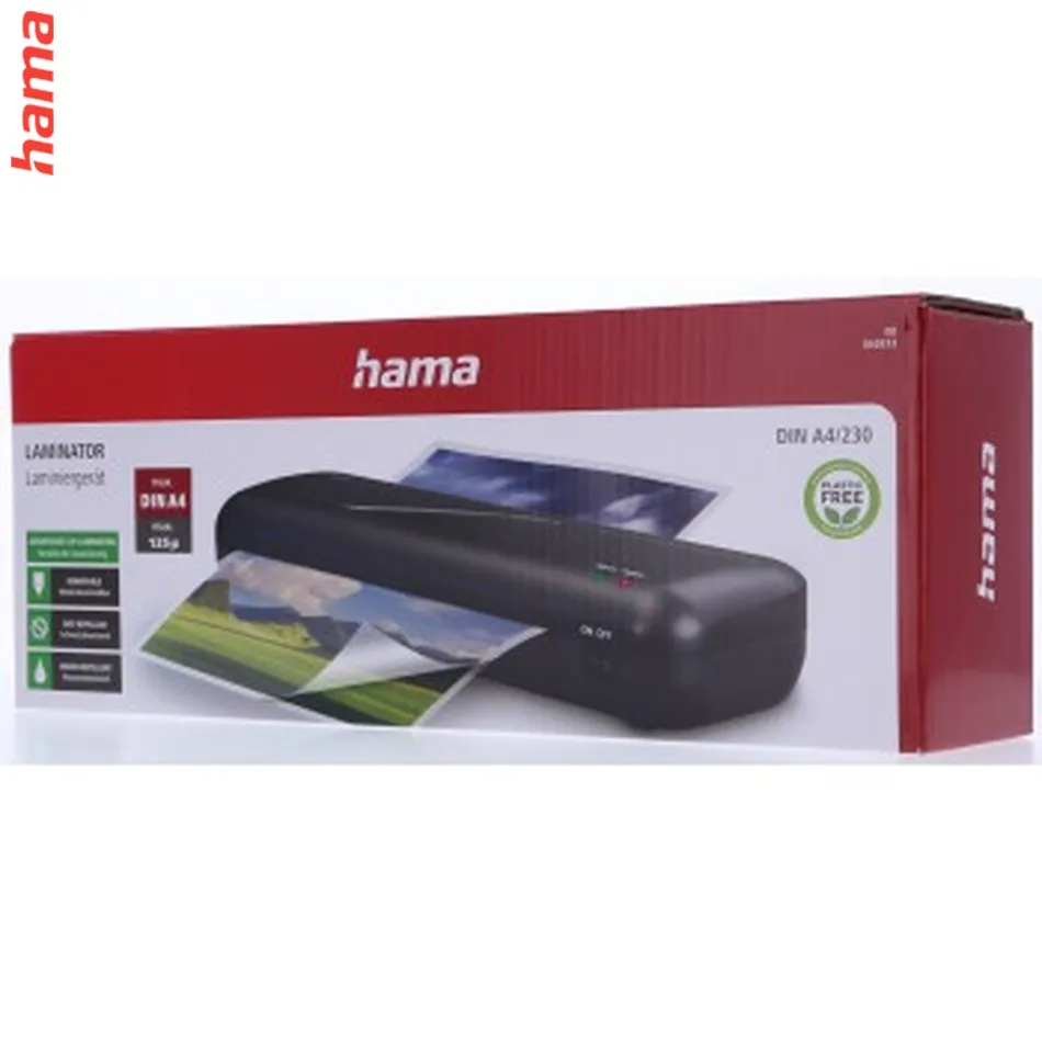 Hama Basic, laminátor DIN A4, laminovanie za tepla, pre fólie 80-125 µ