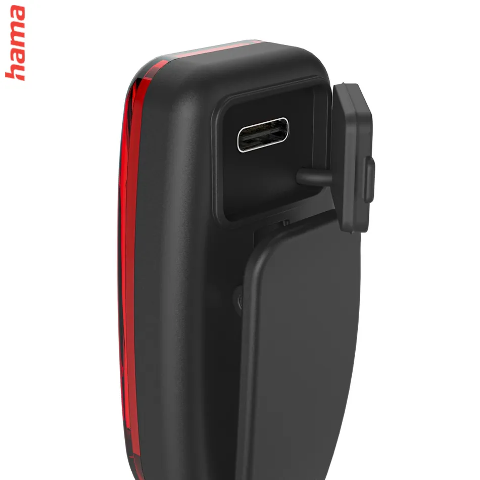 Hama blikačka SL-C, nabíjateľná, 3 svetelné režimy + SOS, USB-C kábel