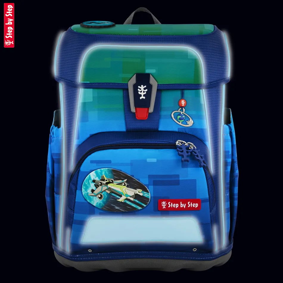 Step by Step školská taška CLOUD OCEAN Space Craft Spike – 5-dielny set s AGR certifikátom