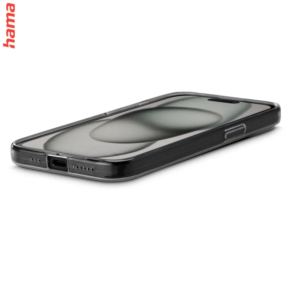 Hama priehľadný kryt na iPhone 15, Always Clear, vyrobený v Nemecku