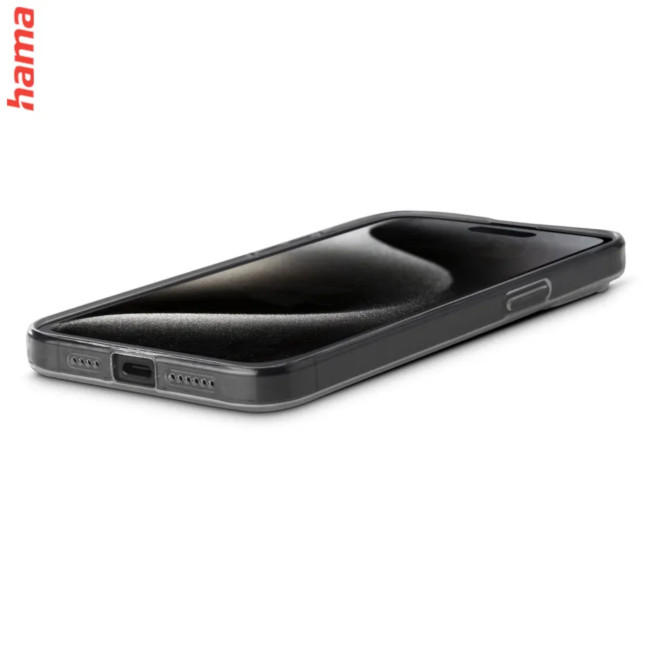 Hama priehľadný kryt na iPhone 15 Pro, Always Clear, z Nemecka