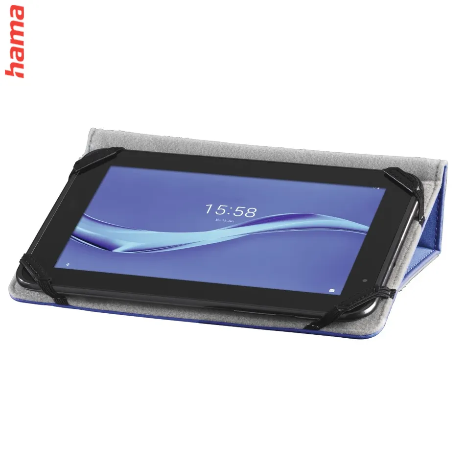 Hama obal na tablet Strap, pre tablety 24 - 28 cm (9,5 - 11 palcov), modrý