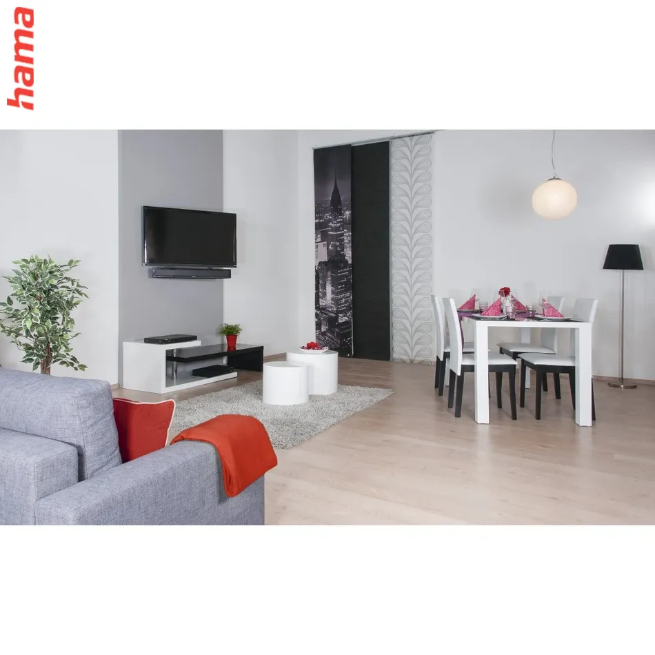 Hama držiak na soundbar pod alebo nad TV, nosnosť 20 kg, čierny