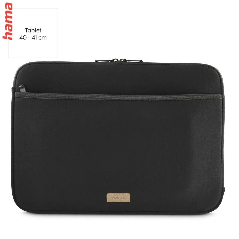Hama Obal na notebook Jersey 40-41 cm (15,6 až 16,2 palca), čierny
