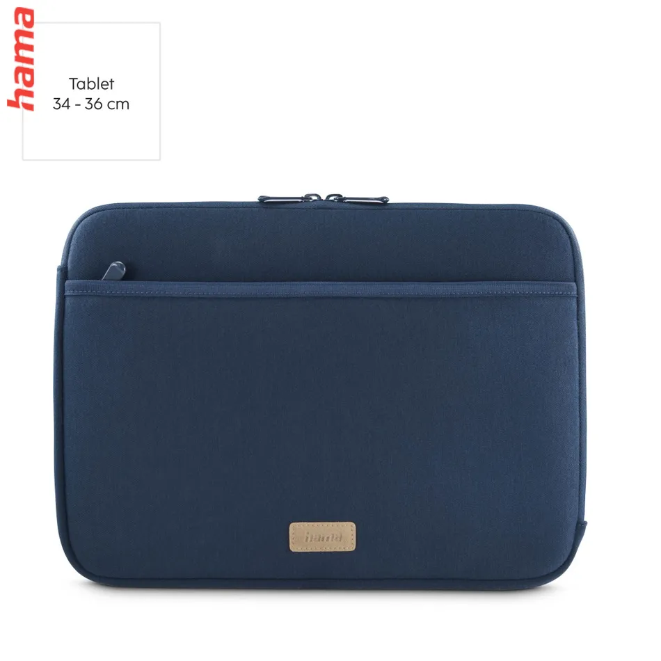 Hama Obal na notebook Jersey 34-36 cm (13,3 až 14,1 palca), tmavomodrý