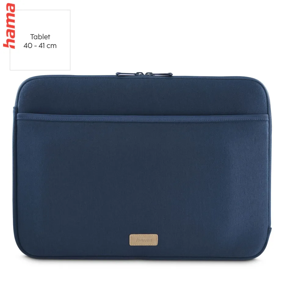 Hama Obal na notebook Jersey 40-41 cm (15,6 až 16,2 palca), tmavomodrý
