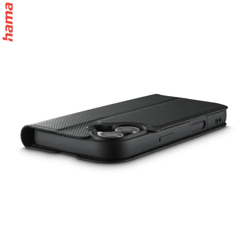 Hama Knižkové puzdro na mobil Daily Protect pre iPhone 17, čierne