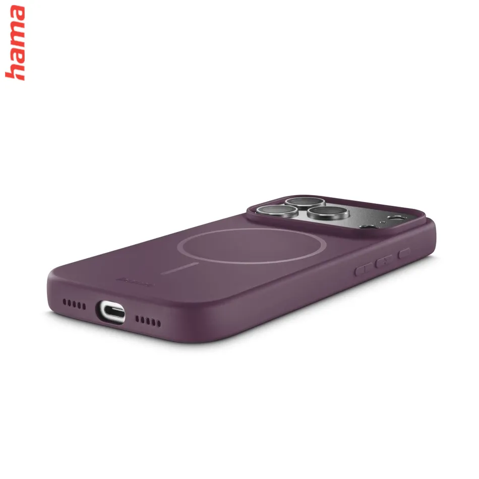 Hama Kryt na iPhone 17 Pro Max/18 Pro Max Fantastic Feel, tmavočervený