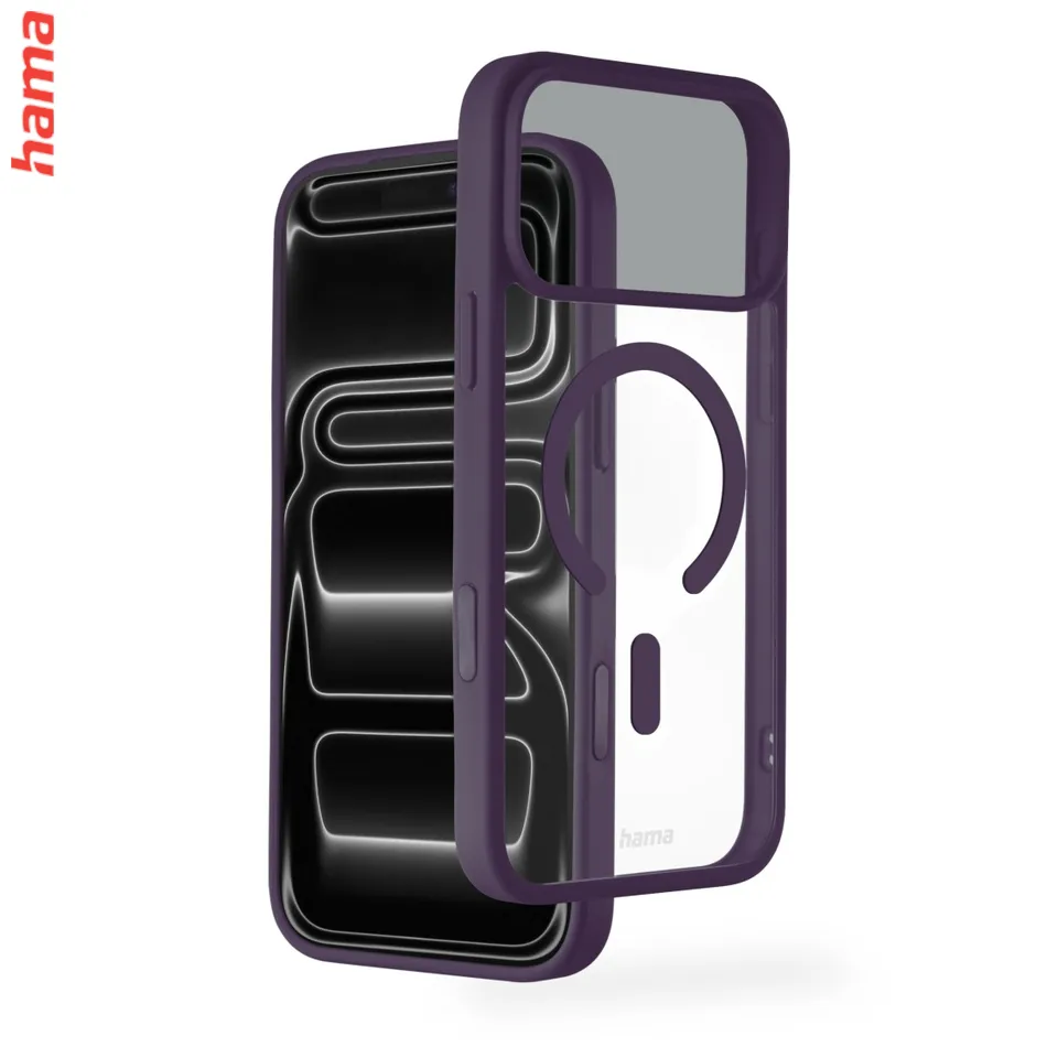 Hama Kryt na iPhone 17 Pro Max/18 Pro Max Frame Protect, tmavočervený rám