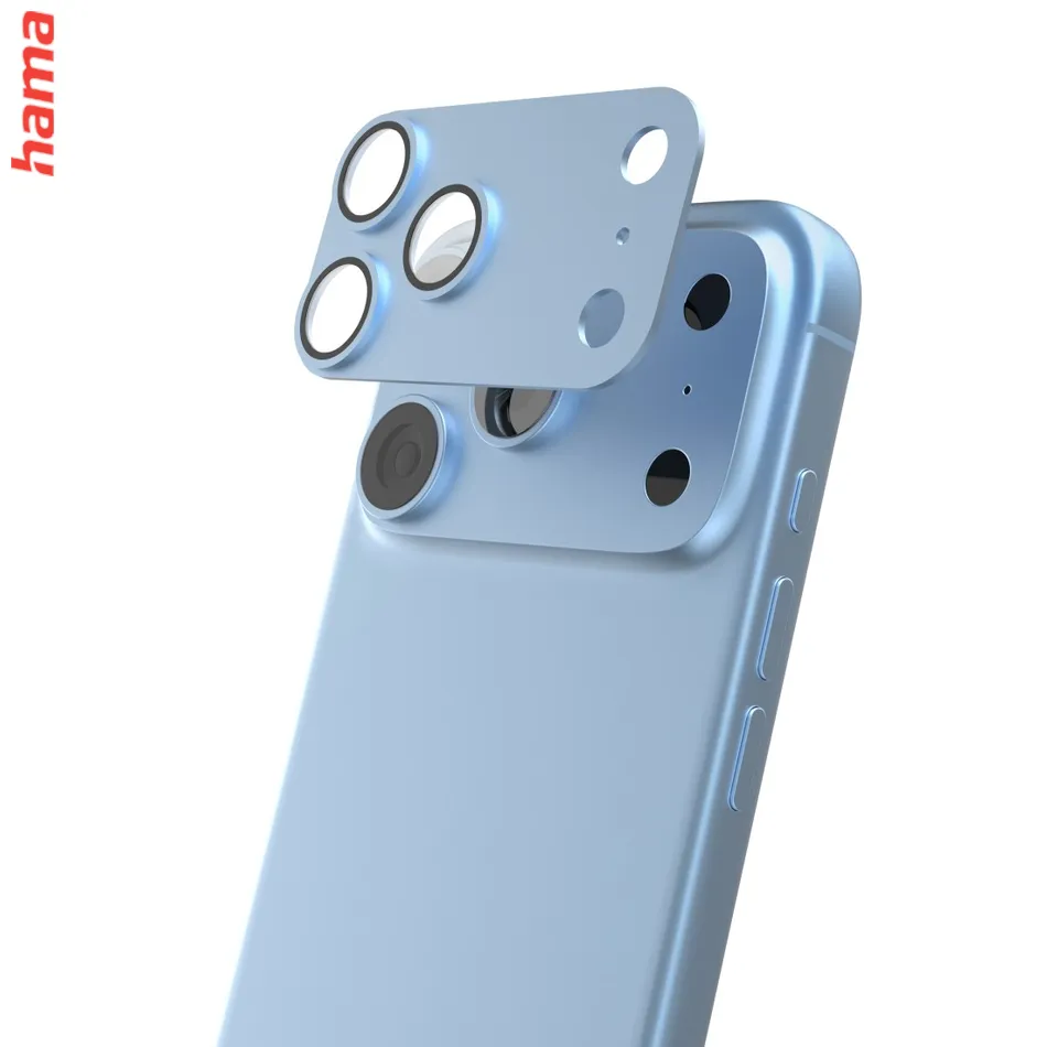 Hama Ochranné sklo na fotoaparát iPhone 18 Pro Cam Protect Pro, bledomodré