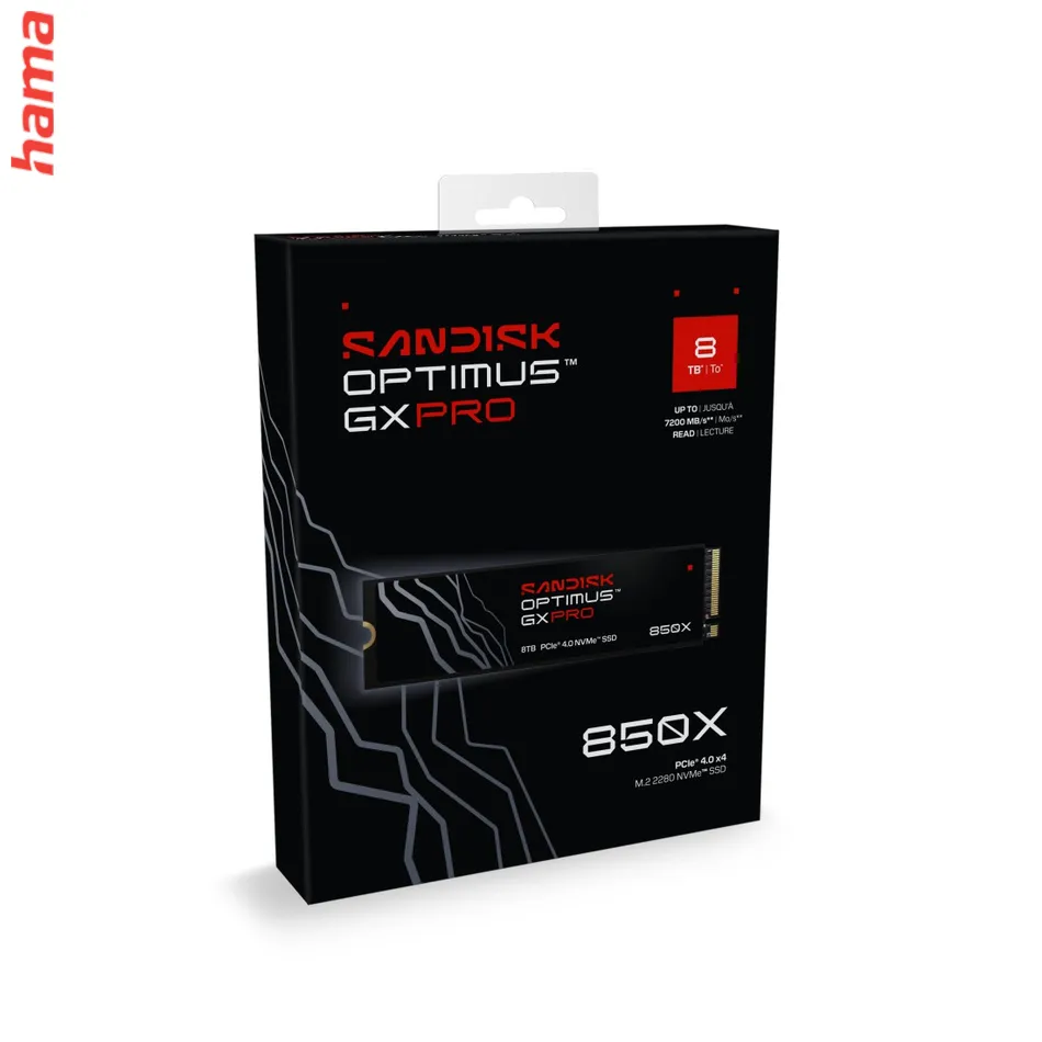 SanDisk Optimus GX PRO 850X 8 TB, interný NVMe SSD disk M.2, PCIe 4.0