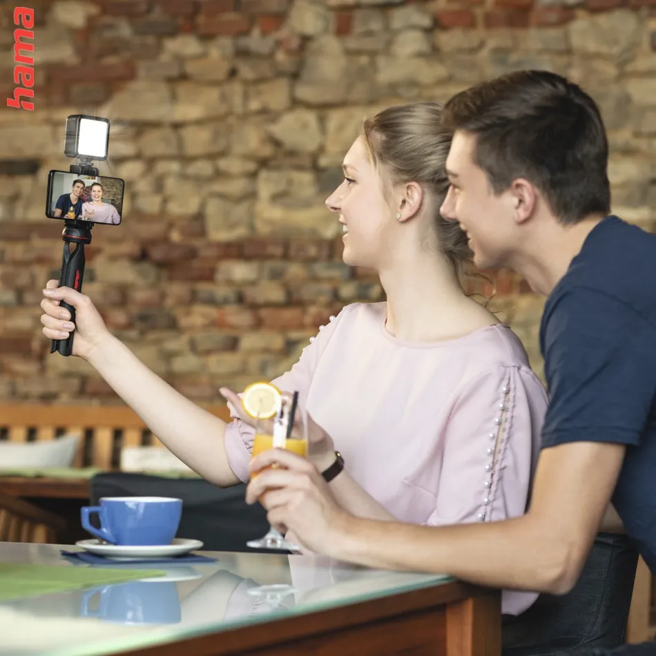Hama Solid 80 Ball, univerzálny statív / selfie tyčka, Bluetooth diaľková spúšť