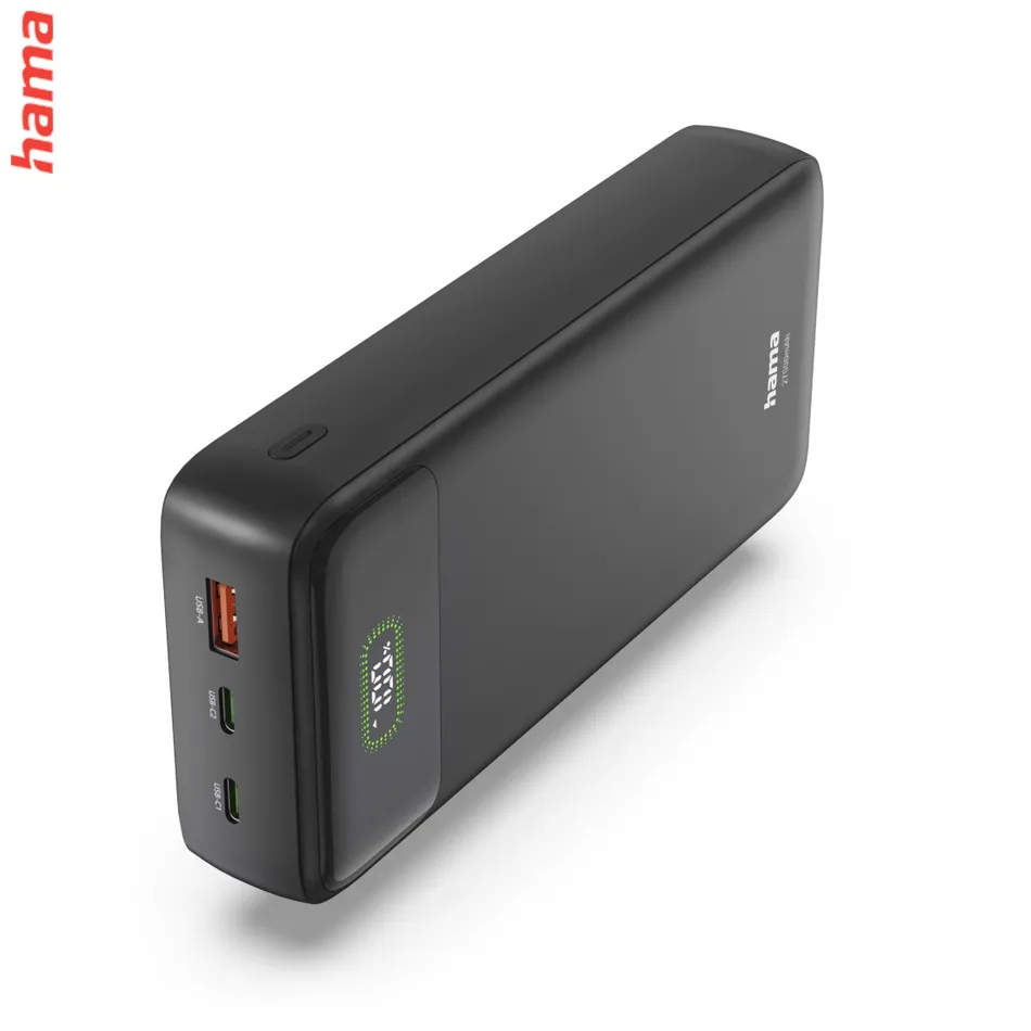 PD70-W65 powerbanka, 27000 mAh, 65 W, 2x USB-C, 1x USB-A, displej