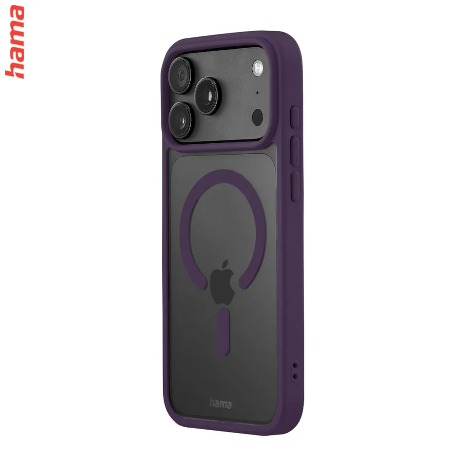 Hama Kryt na iPhone 17 Pro Max/18 Pro Max Frame Protect, tmavočervený rám