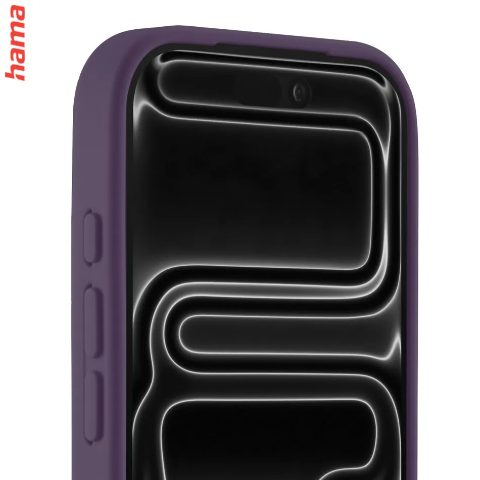 Hama Kryt na iPhone 17 Pro/18 Pro Frame Protect, tmavočervený rám
