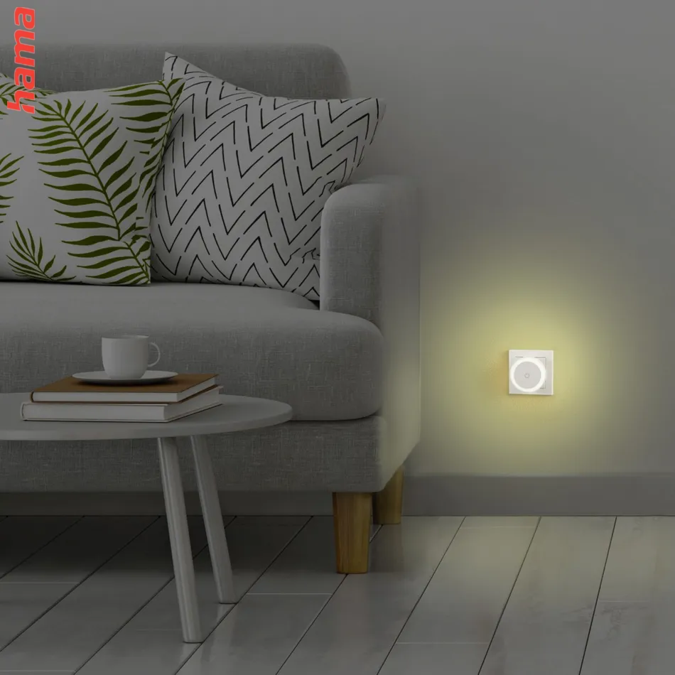 Hama Touch Switch, nočné/orientačné LED svetlo, do zásuvky, dotykový senzor vypnutia/zapnutia