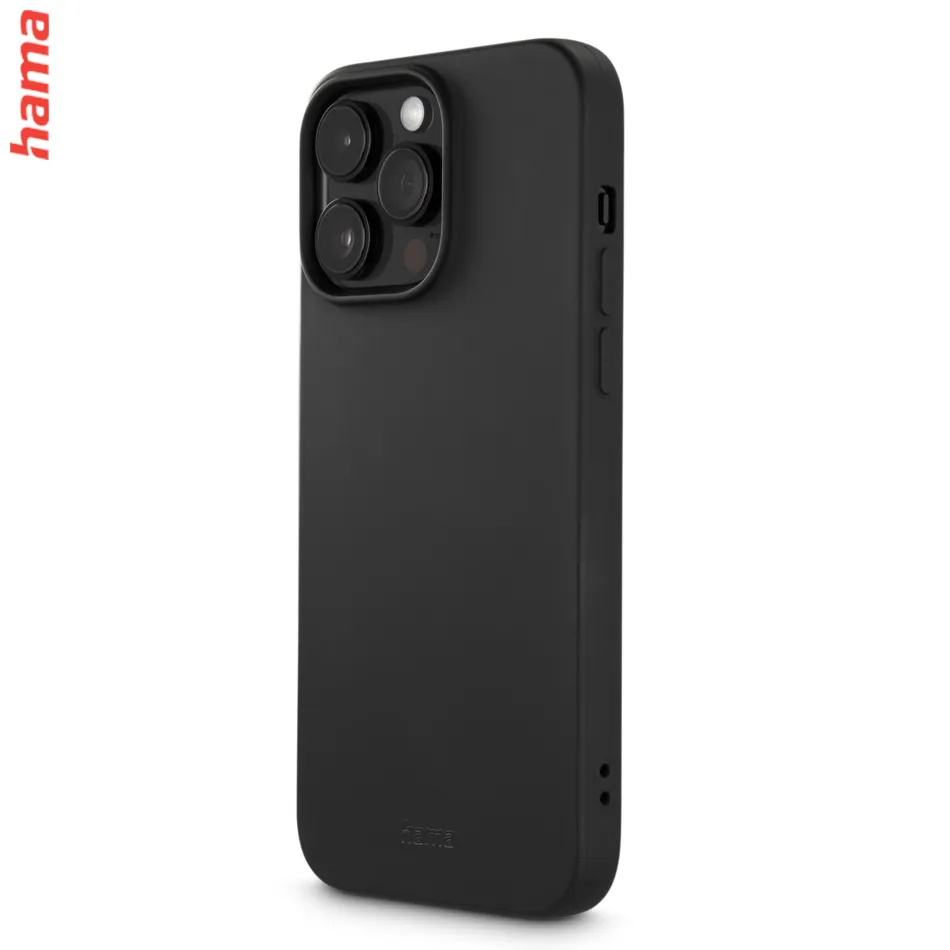 Hama Fantastic Feel, kryt pre Apple iPhone 14 Pro Max, hebký povrch, čierny  