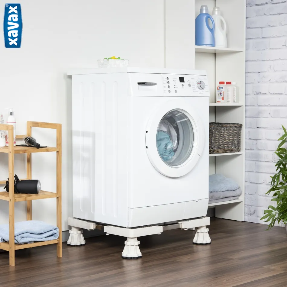 Xavax podstavec pod práčku/sušičku a iné, 52x52 až 72x72 cm, výška 13-18 cm, nosnosť 150 kg  